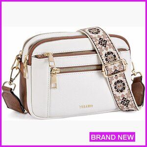 Vegan Leather Crossbody Purse Adjustable Strap Minimal Chic Daily Essentials